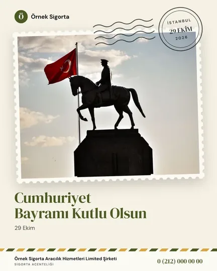 Cumhuriyet Bayramı paylaşım görseli